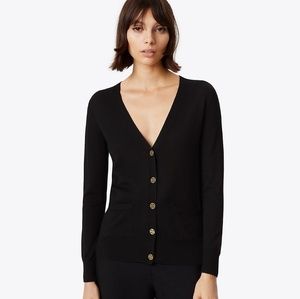 NWT Tory Burch | Madeline Cardigan Black Size L